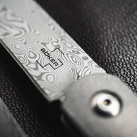 Boker - Plus LRF Damascus Pocket Knife - 01BO174DAM