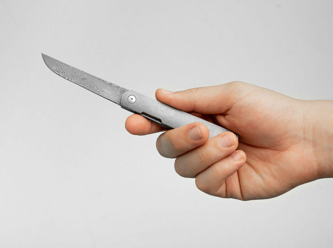 Boker - Plus Nori Damascus Pocket Knife - 01BO897DAM