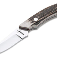 Boker - Plus Stag Cross Draw Fixed Blade Knife - 02BO515