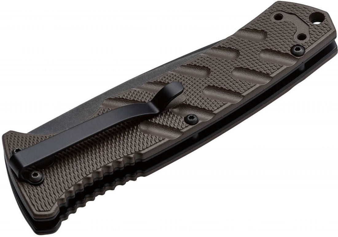 Boker - Plus Strike Coyote Spearpoint D2 Non-Auto Pocket Knife - 01BO459N