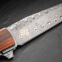 Boker - Plus Urban Trapper Cocobolo Damascus Pocket Knife - 01BO176DAM