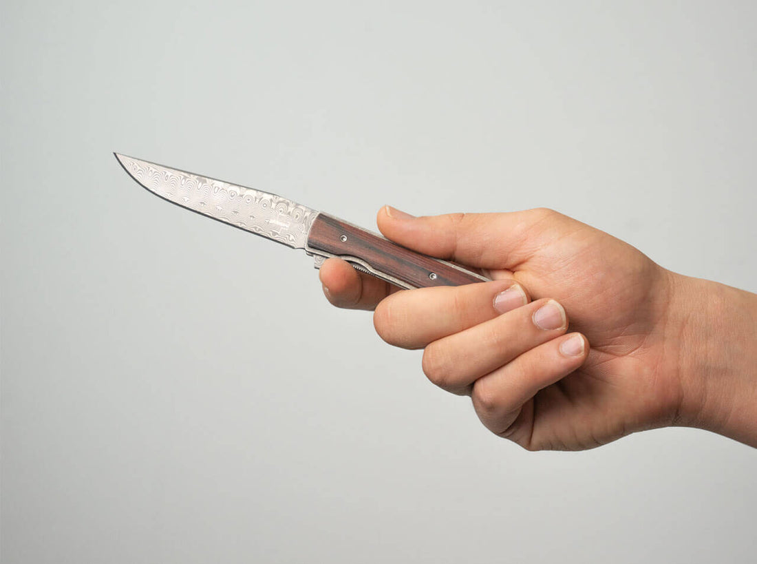 Boker - Plus Urban Trapper Cocobolo Damascus Pocket Knife - 01BO176DAM