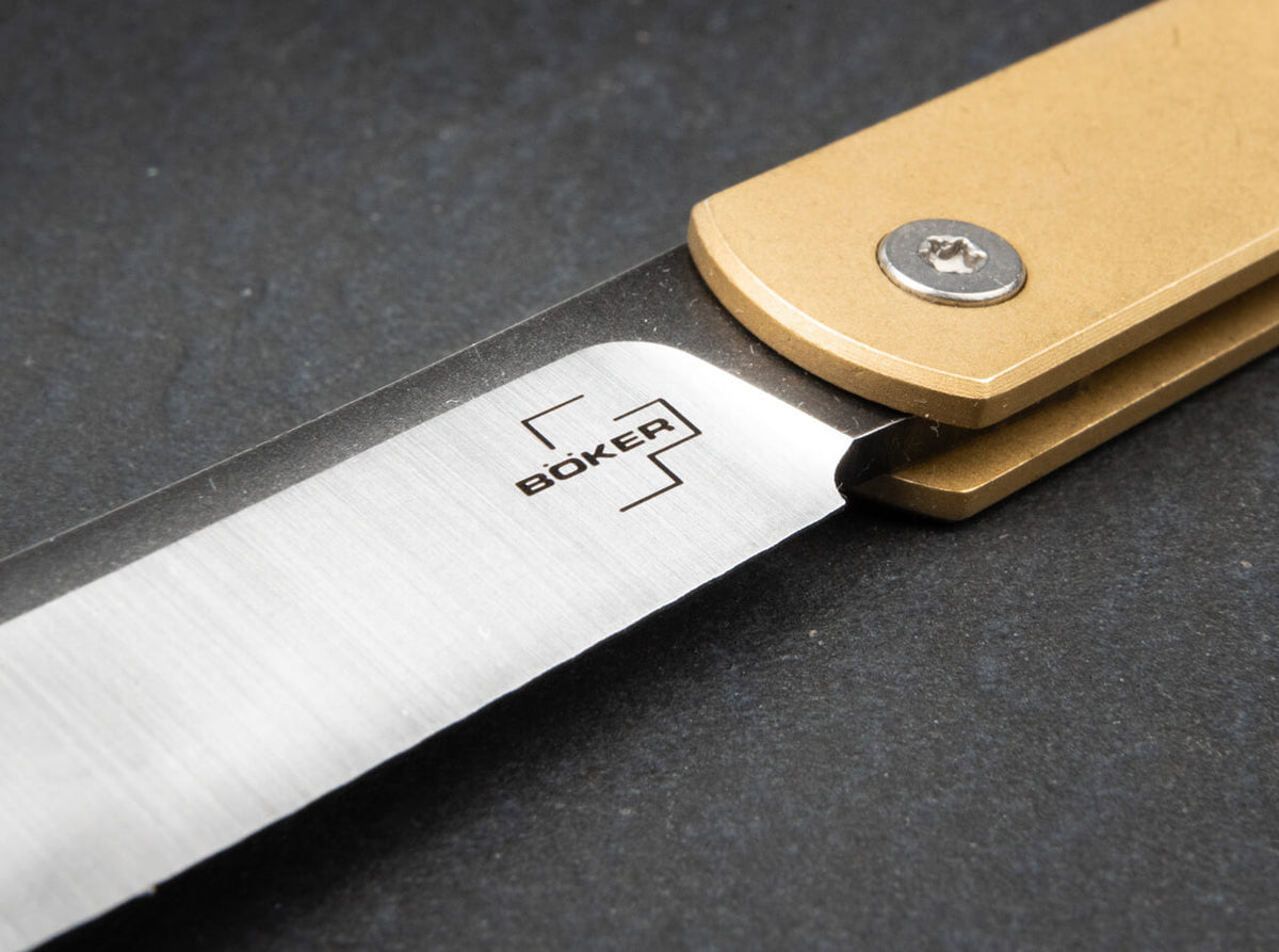Boker - Plus Zenshin 42 Brass Pocket Knife - 01BO369