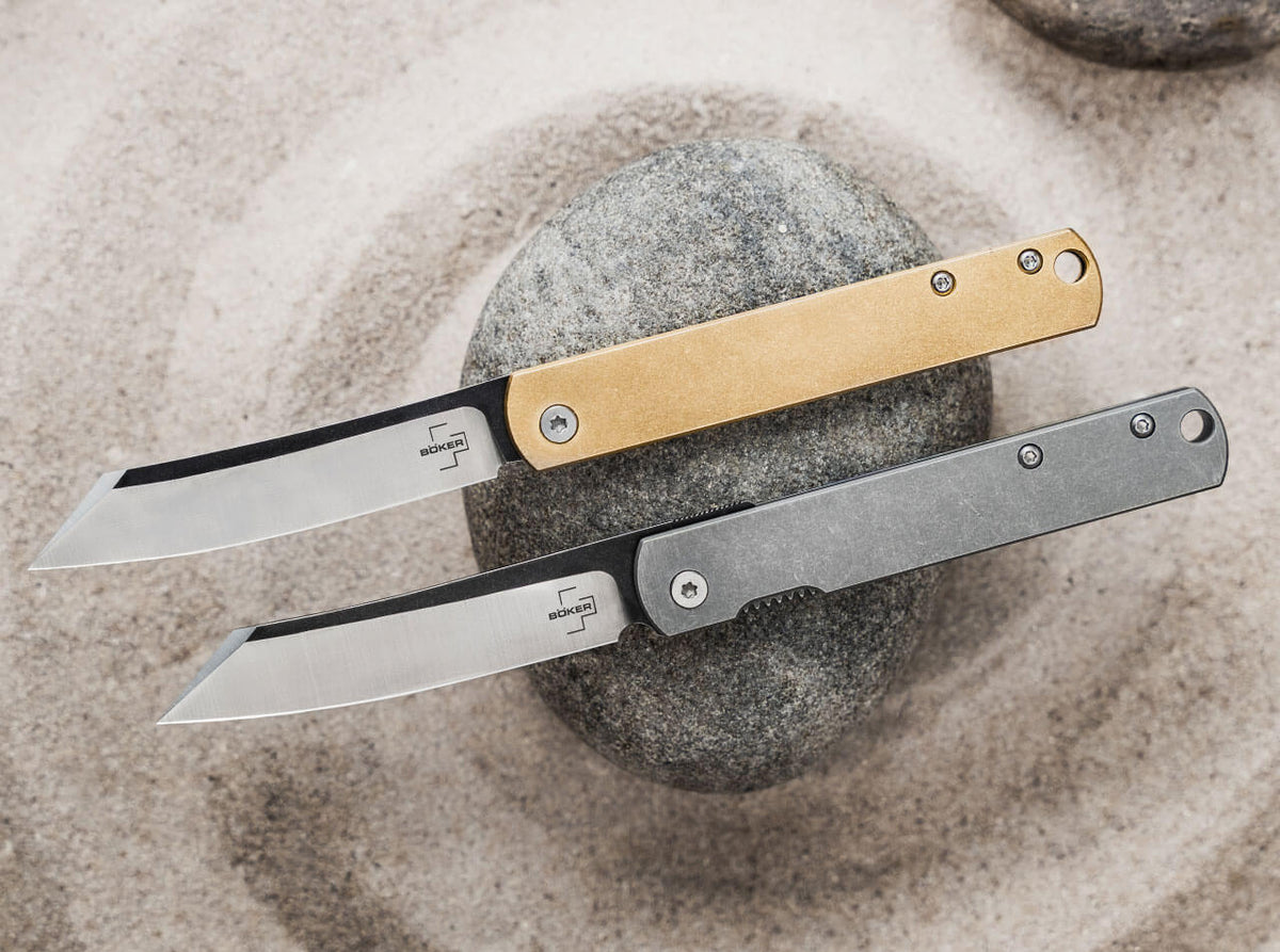Boker - Plus Zenshin 42 Brass Pocket Knife - 01BO369
