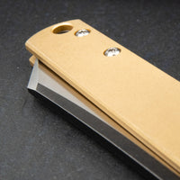 Boker - Plus Zenshin 42 Brass Pocket Knife - 01BO369