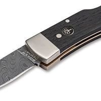 Boker - Pocket Bog Oak Damast Pocket Knife - 111108DAM