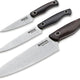 Boker - Saga 3 Piece Knife Set with Grenadilla Wood Handles - 130368SET