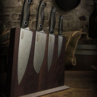 Boker - Saga 4 Piece Knife Set with Grenadilla Wood Handles & Knife Block - 130369SET - DISCONTINUED