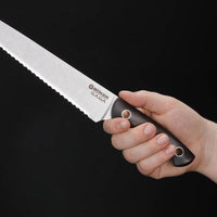 Boker - Saga Bread Knife with Grenadilla Wood Handle - 130381 - DISCONTINUED