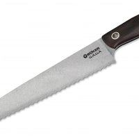 Boker - Saga Bread Knife with Grenadilla Wood Handle - 130381 - DISCONTINUED