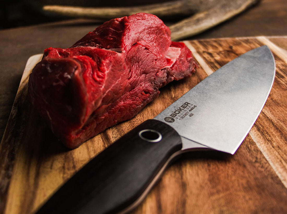 Boker - Saga Chef's Knife with Grenadilla Wood Handle - 130367