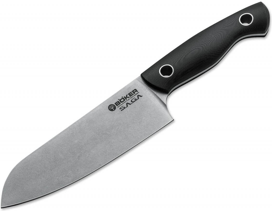 Boker - Saga G10 Stonewash Santoku Knife - 130266