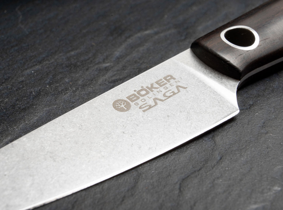Boker - Saga Paring Knife with Grenadilla Wood Handle - 130364