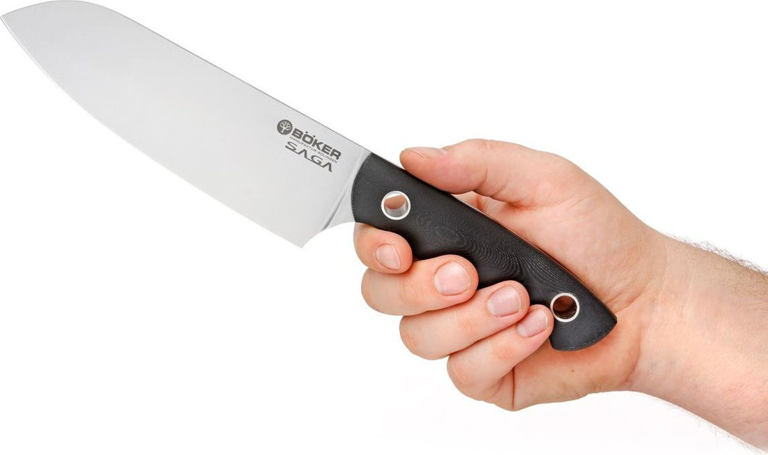 Boker - Saga Santoku Knife G10 Satin - 131266 - DISCONTINUED