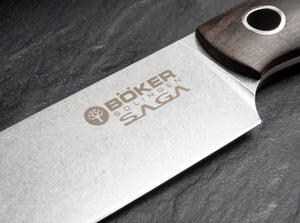 Boker - Saga Utility Knife with Grenadilla Wood Handle - 130365