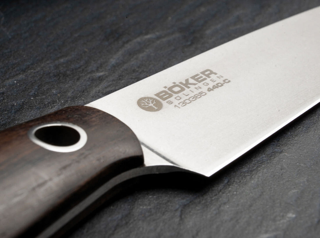 Boker - Saga Utility Knife with Grenadilla Wood Handle - 130365 - DISCONTINUED