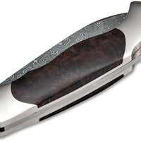 Boker - Scout Spearpoint Curly Birch Damast Pocket Knife - 112202DAM
