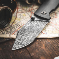 Boker - Tiger-Damast Pocket Knife - 111103DAM