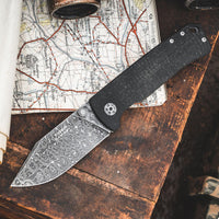 Boker - Tiger-Damast Pocket Knife - 111103DAM