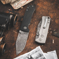 Boker - Tiger-Damast Pocket Knife - 111103DAM