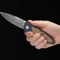 Boker - Tirpitz-Damascus Pocket Knife - 110190DAM
