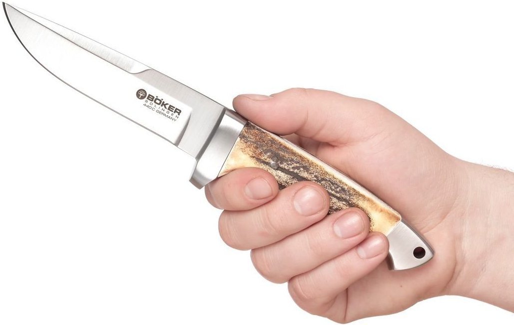 Boker - Vollintegral 2.0 Stag Fixed Blade Knife - 121586