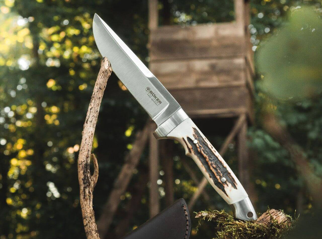 Boker - Vollintegral XL 2.0 Stag Fixed Blade Knife - 125638