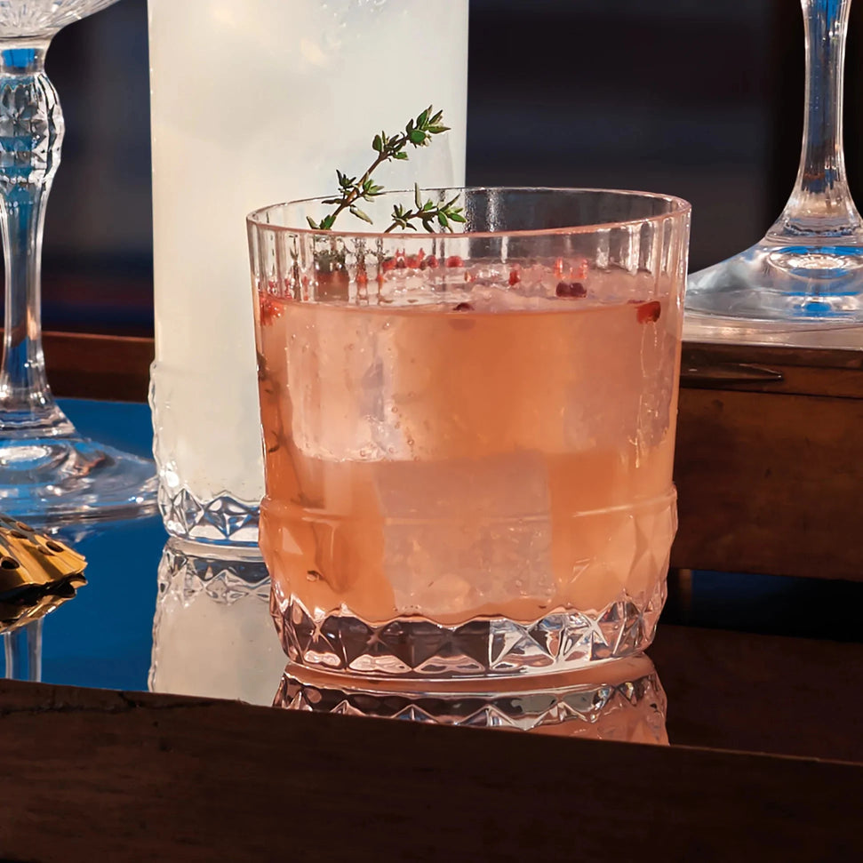 Bormioli Rocco - 12.5oz America '20s D.O.F Glasses, Pack of 4 - 450122139