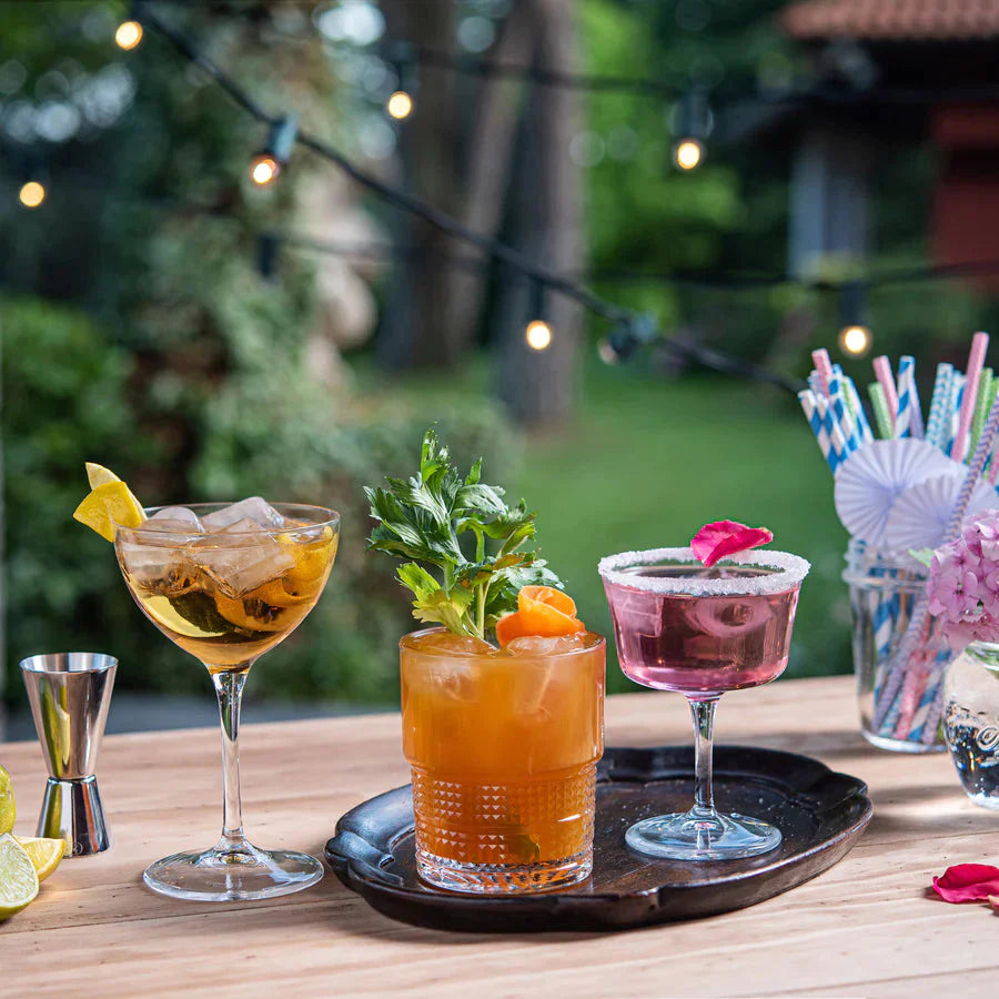 Bormioli Rocco - 12.5oz Bartender Novecento D.O.F Glasses, Pack of 4 - 450122116