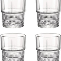 Bormioli Rocco - 12.5oz Bartender Novecento D.O.F Glasses, Pack of 4 - 450122116