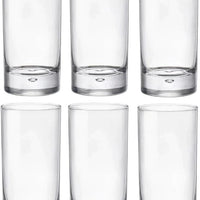Bormioli Rocco - 12.75oz Barglass Highball Glasses, Pack of 6 - 450122124