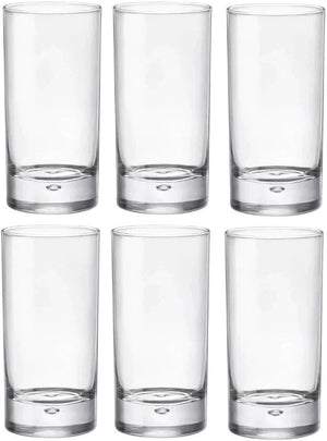 Bormioli Rocco - 12.75oz Barglass Highball Glasses Set of 6 - 450122124