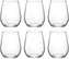 Bormioli Rocco - 12.75oz Electra Stemless D.O.F. Glasses, Pack of 6 - 450192344