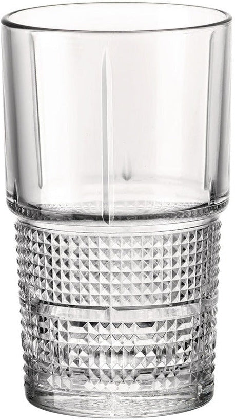 Bormioli Rocco - 13.75 oz Bartender Novecento High Ball Glasses, Pack of 4 - 450122115