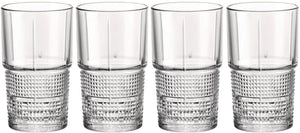Bormioli Rocco - 13.75 oz Bartender Novecento High Ball Glasses Set of 4 - 450122115