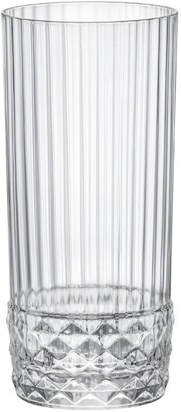 Bormioli Rocco - 16.5oz America '20s Cooler Glasses, Pack of 4 - 450122141
