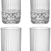 Bormioli Rocco - 16.5oz America '20s Cooler Glasses, Pack of 4 - 450122141