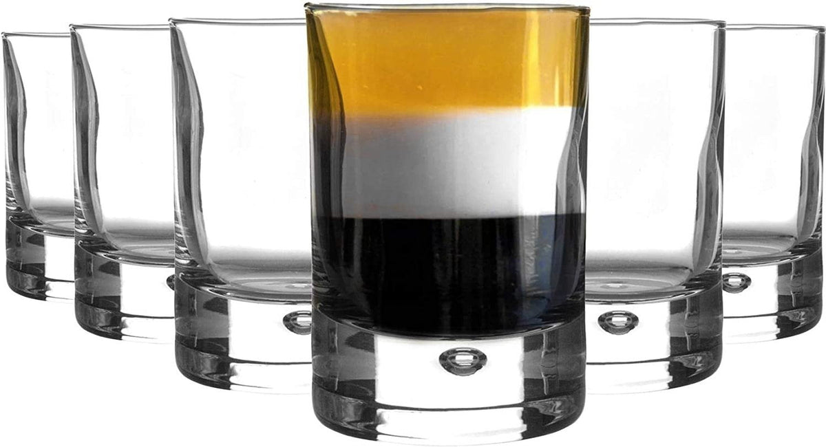 Bormioli Rocco - 1.75oz Barglass Shot Glasses, Pack of 6 - 450122122