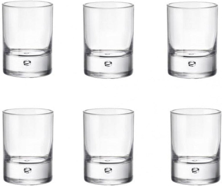 Bormioli Rocco - 1.75oz Barglass Shot Glasses, Pack of 6 - 450122122