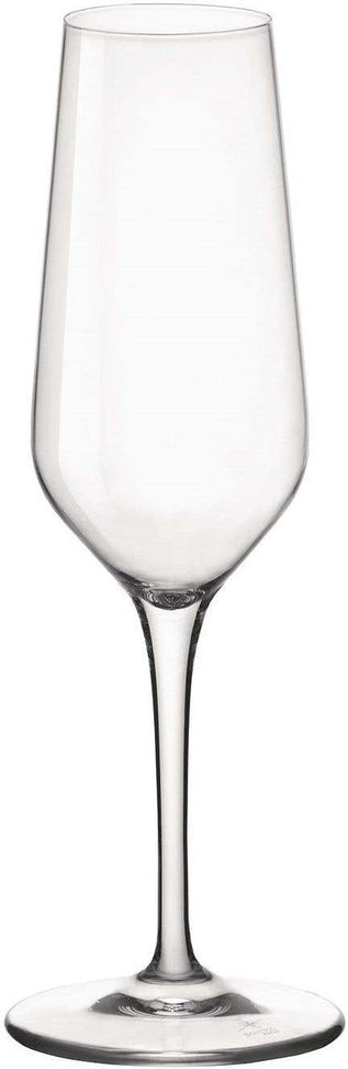 Bormioli Rocco - 7.75oz Electra Champagne Flutes, Pack of 6 - 4501923436