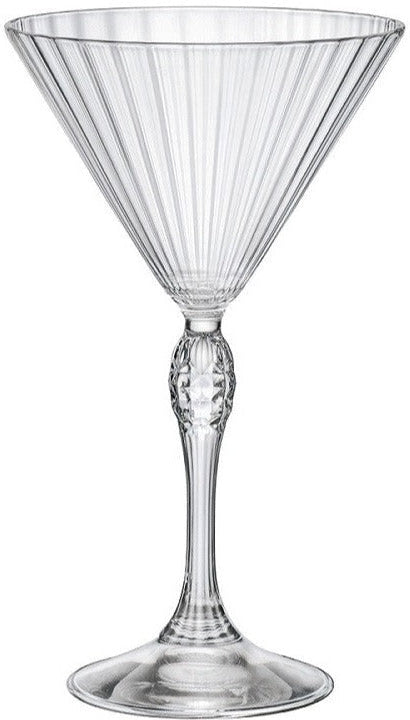 Bormioli Rocco - 8.5oz America '20s Martini Glasses, Pack of 4 - 450122142