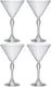 Bormioli Rocco - 8.5oz America '20s Martini Glasses, Pack of 4 - 450122142