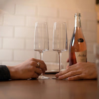 Bormioli Rocco - 8.75oz Planeo Champagne Flutes, Pack of 4 - 450365752