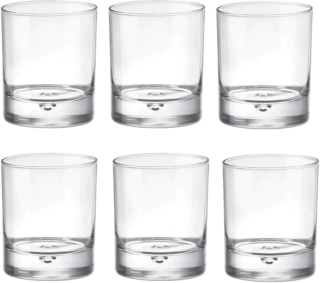 Bormioli Rocco - 9.5oz Barglass Whisky Glasses, Pack of 6 - 450122123