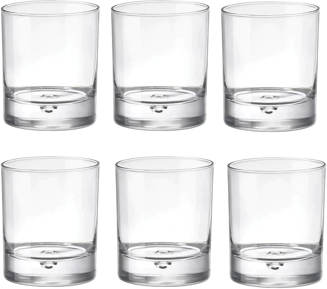 Bormioli Rocco - 9.5oz Barglass Whisky Glasses Set of 6 - 450122123