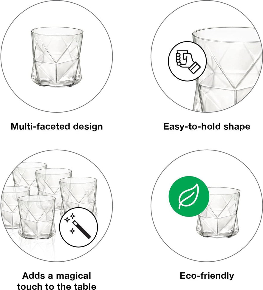 Bormioli Rocco - Cassiopea Whisky 7 Piece Set - 450234525