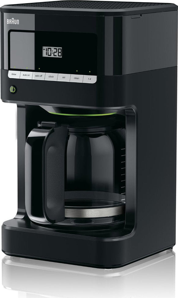 Braun - 12 Cup BrewSense Digital Drip Coffee Maker Black - KF7000BK - DISCONTINUED