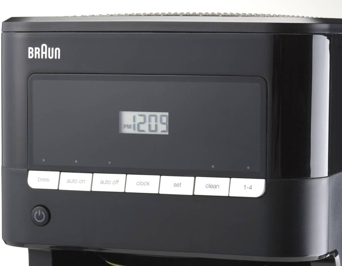 Braun - 12 Cup BrewSense Digital Drip Coffee Maker Black - KF7000BK - DISCONTINUED