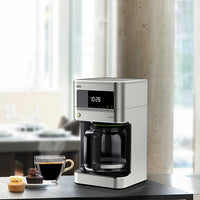 Braun - 12 Cup BrewSense Digital Drip Coffee Maker Stainless Steel - KF7170SI