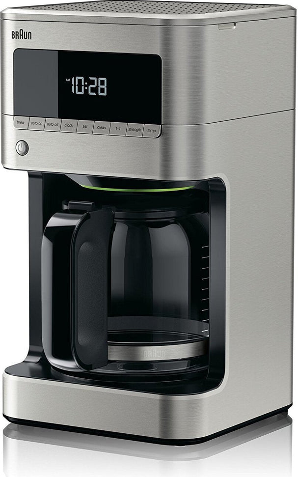 Braun - 12 Cup BrewSense Digital Drip Coffee Maker Stainless Steel - KF7170SI - DISCONTINUED